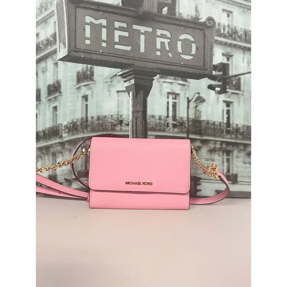 Michael Kors 35S0GTVC2L Jet Set Travel Medium Saffiano Leather Smartphone